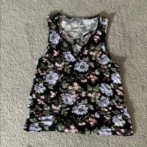 American Eagle Floral Tank Top